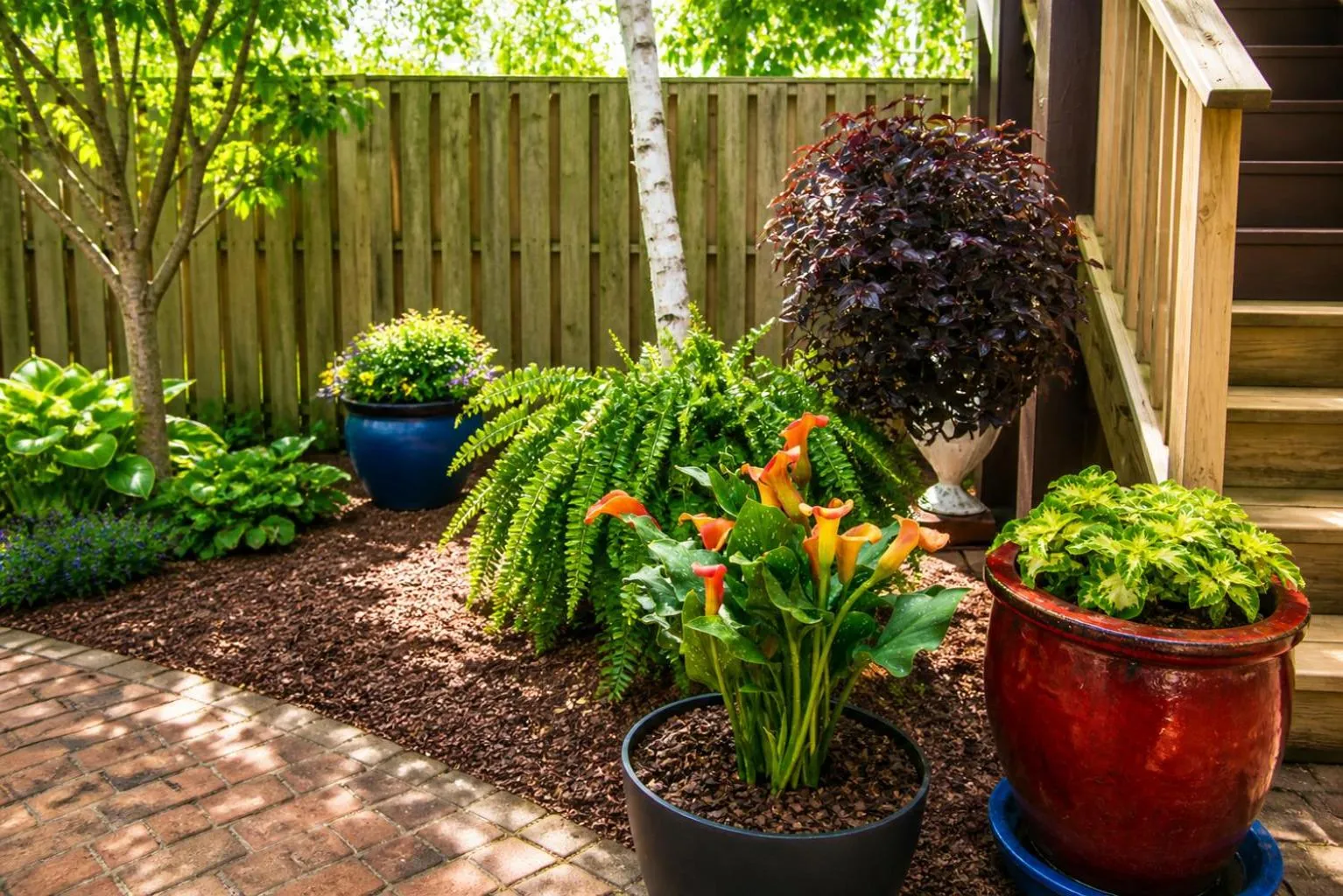 Garden in House 5863- Chicago's Premier Bed and Breakfast