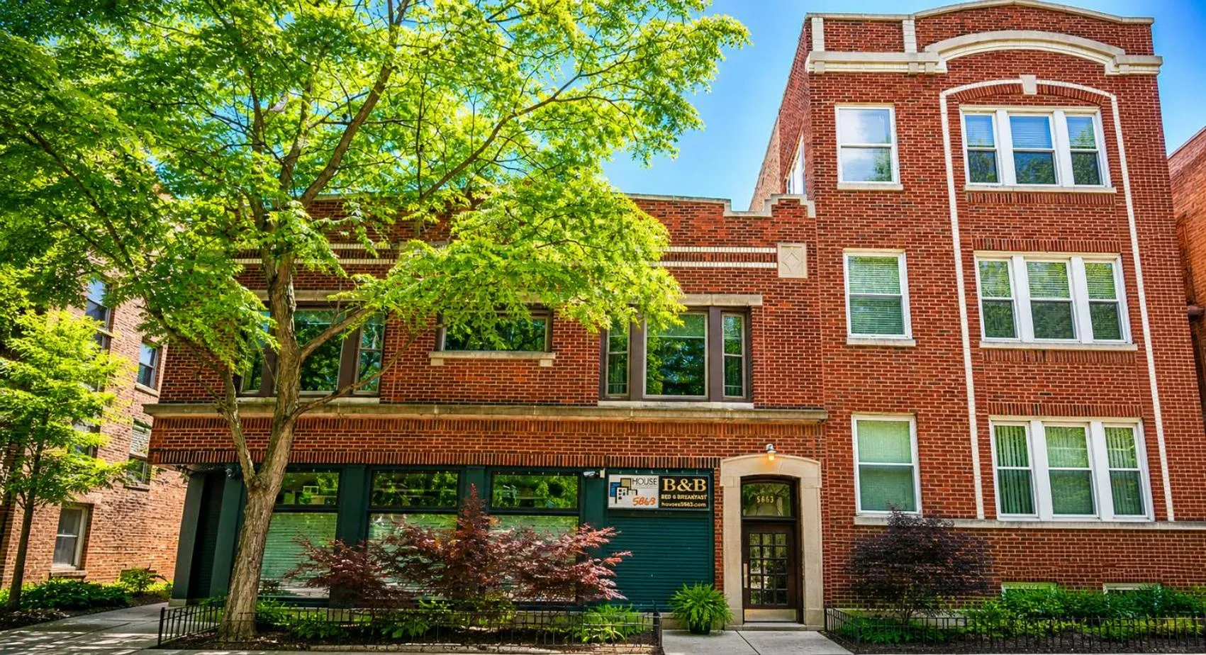 Property building in House 5863- Chicago's Premier Bed and Breakfast