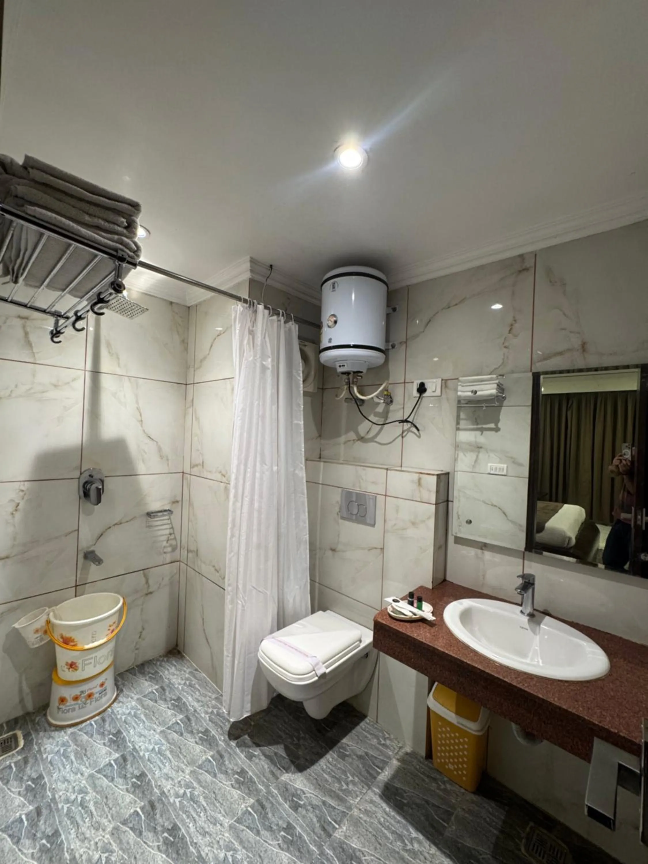 Bathroom in Hotel Galaxy,Katra