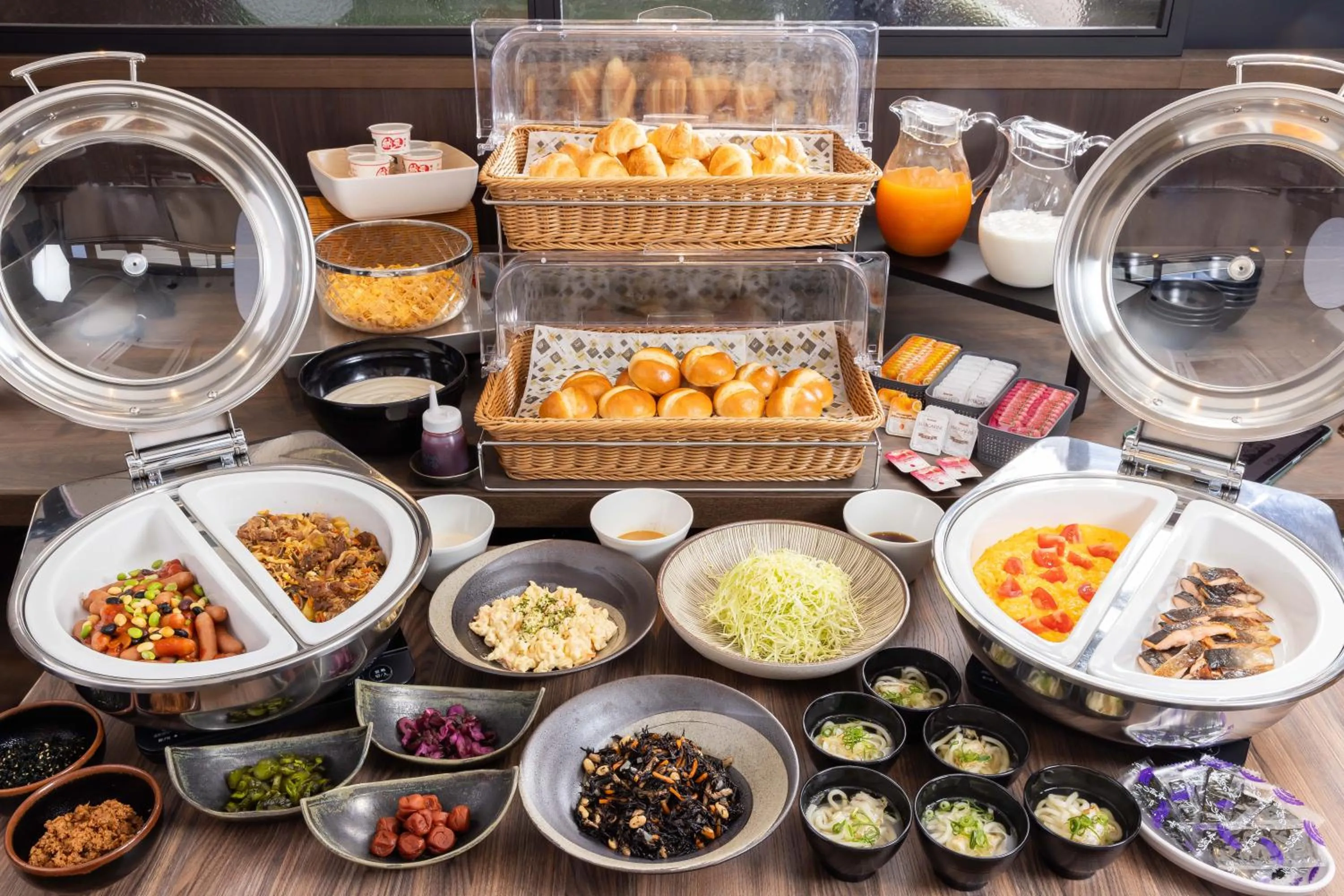 Buffet breakfast in THE CELECTON Higashiosaka Nagataekimae