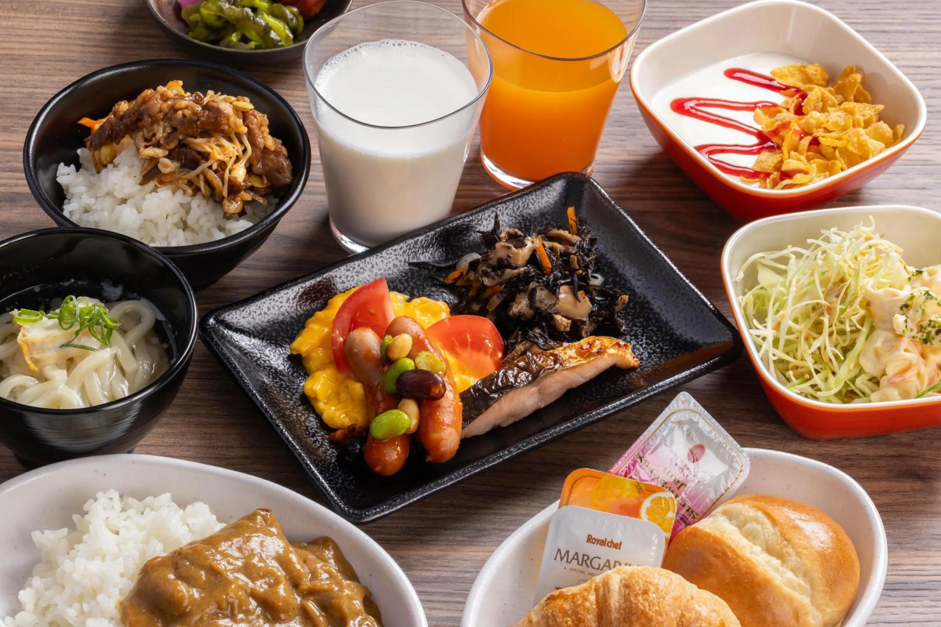 Buffet breakfast in THE CELECTON Higashiosaka Nagataekimae