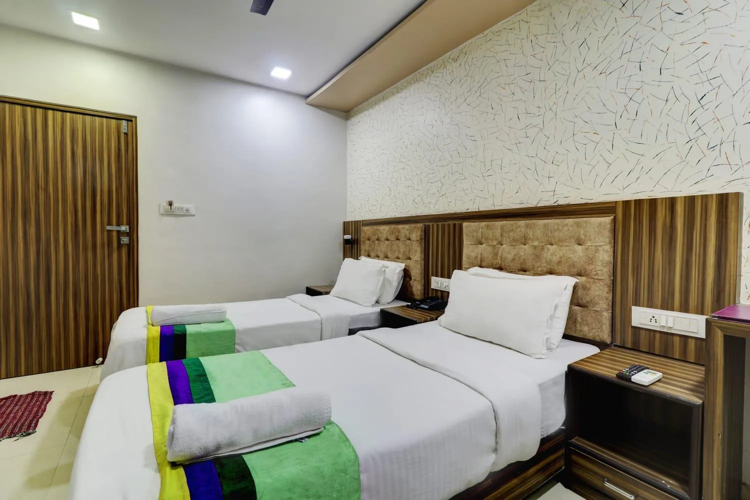 Bed in Hotel New Blue Sapphire Residency