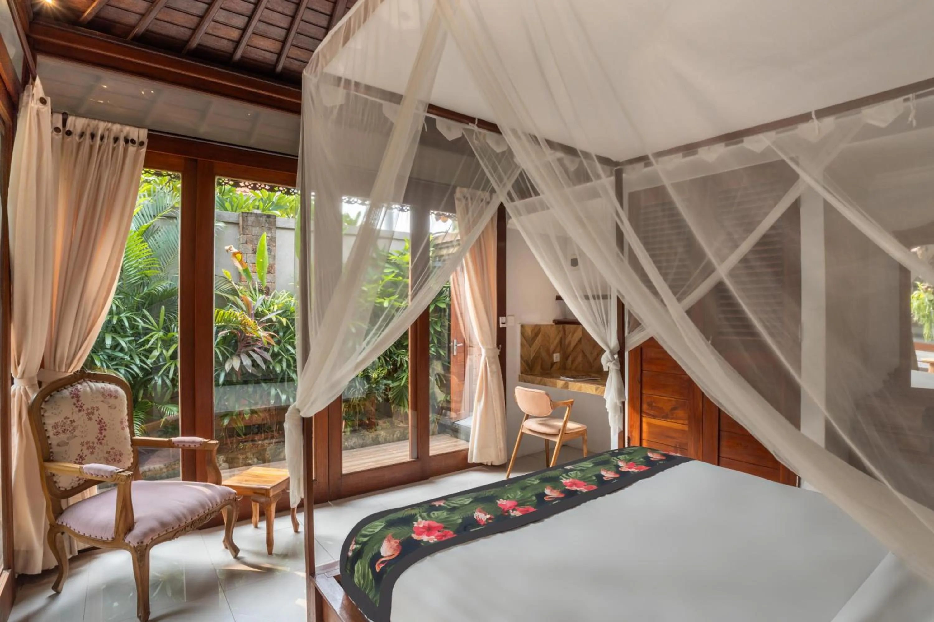 Bed in THE JEMA PRIVATE Villa