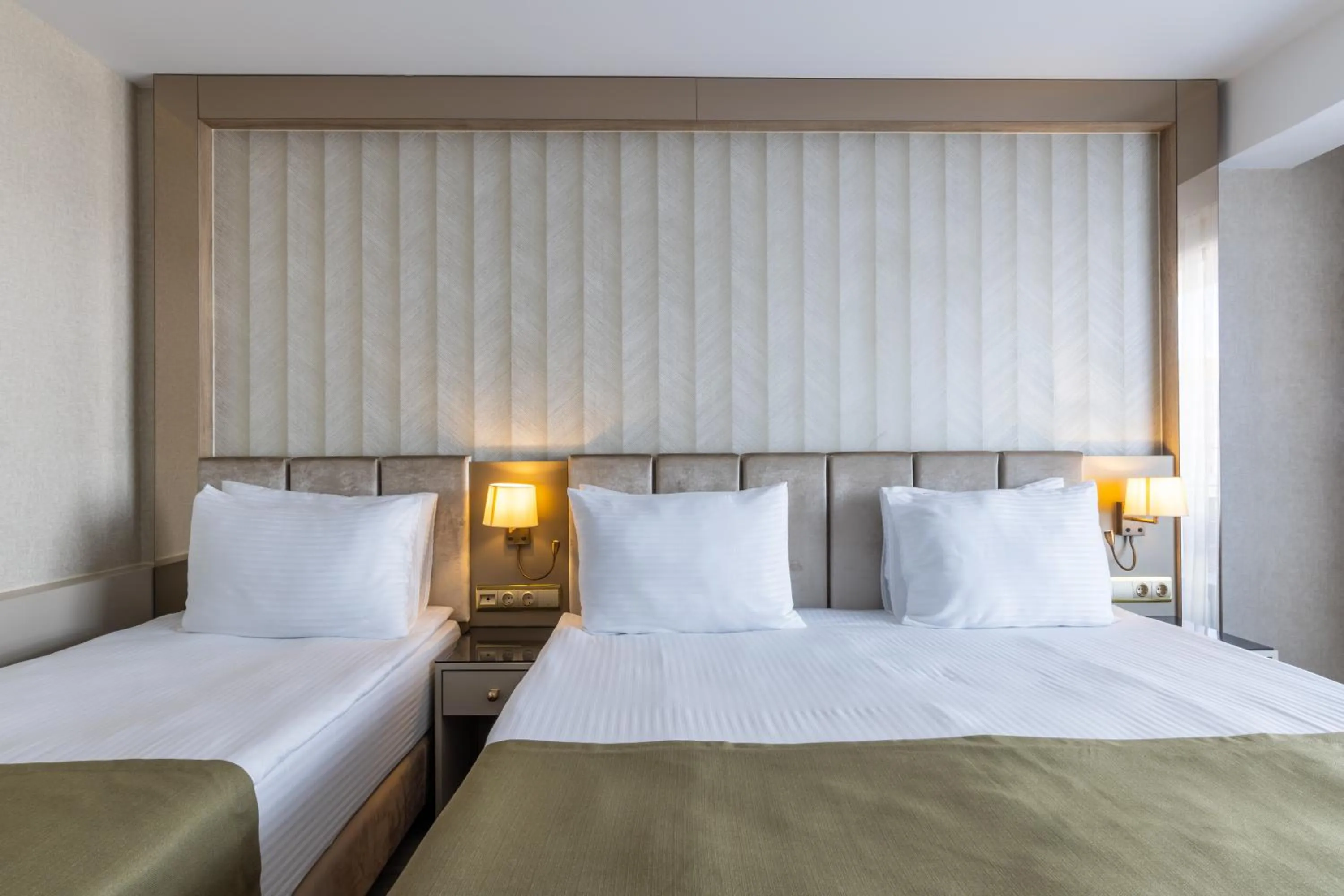 Bed in Belenli Resort Hotel