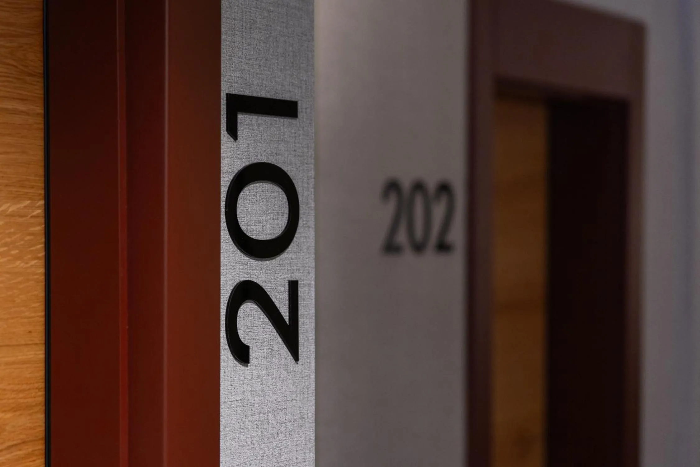 Text overlay in Hotel Ma Belle