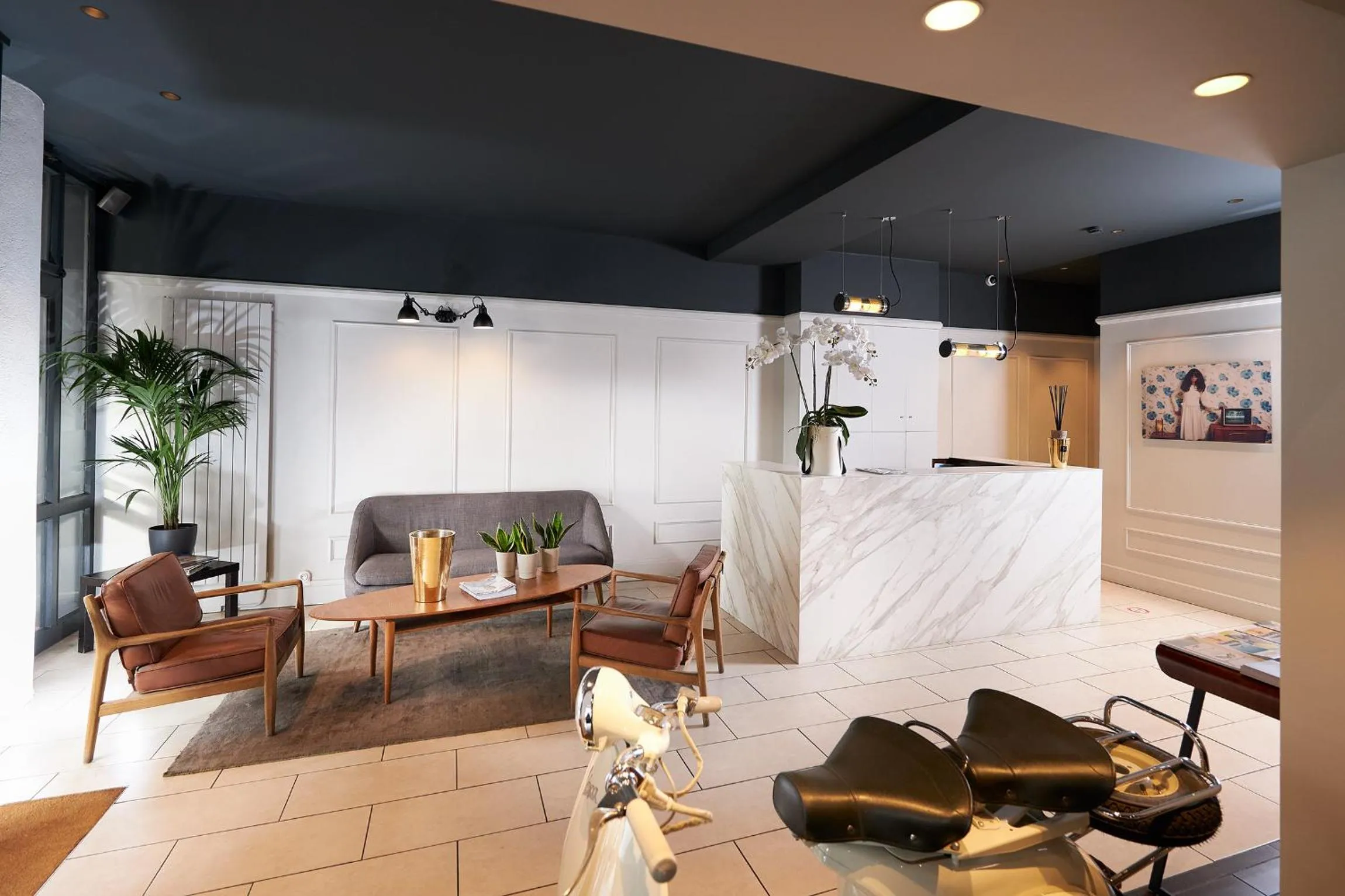 Lobby or reception in Hotel Les Negociants