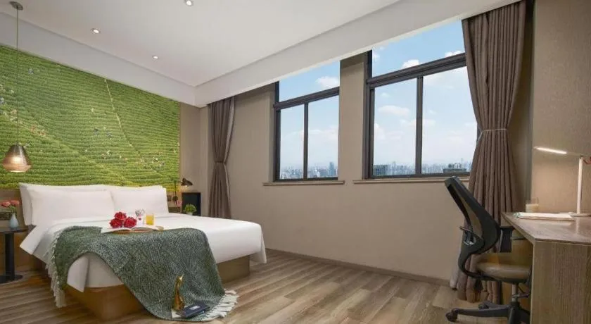 Bed in Atour Hotel Huzhou Changxing Changhai Road