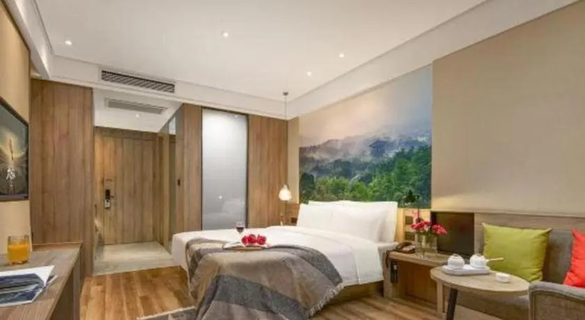 Bed in Atour Hotel Huzhou Changxing Changhai Road