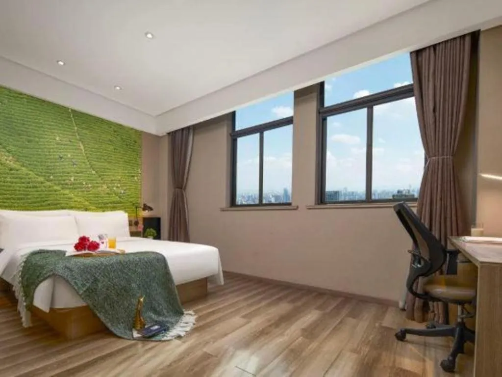 Bed in Atour Hotel Huzhou Changxing Changhai Road