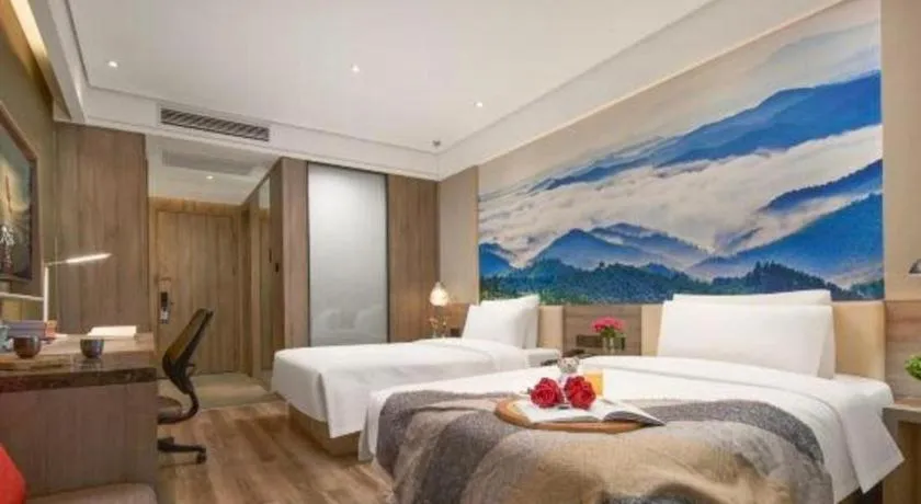 Bed in Atour Hotel Huzhou Changxing Changhai Road