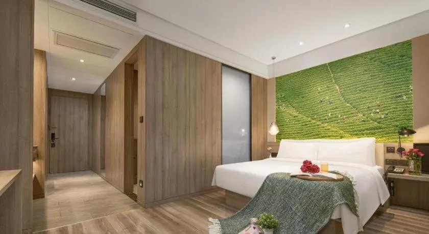Bed in Atour Hotel Huzhou Changxing Changhai Road