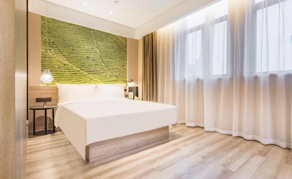 Bed in Atour Hotel Huzhou Changxing Changhai Road