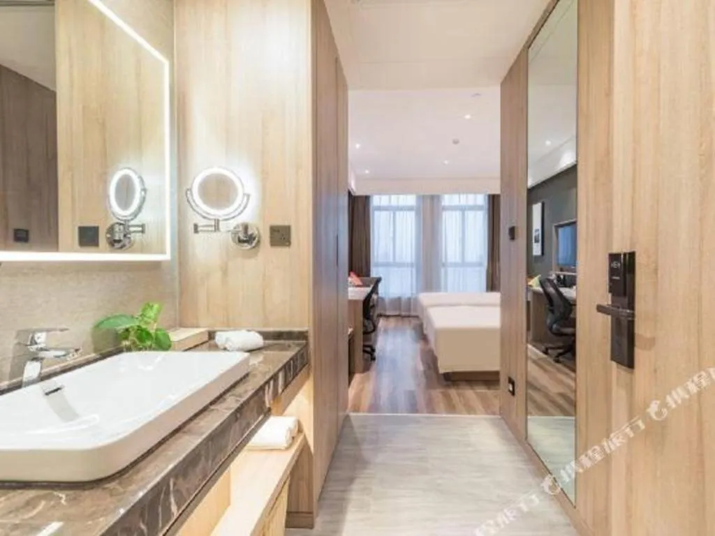 Bed in Atour Hotel Huzhou Changxing Changhai Road