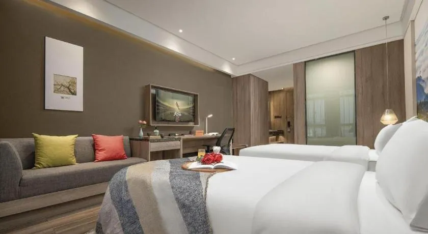 Bed in Atour Hotel Huzhou Changxing Changhai Road