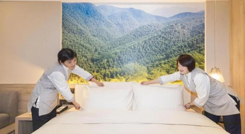 Bed in Atour Hotel Huzhou Changxing Changhai Road