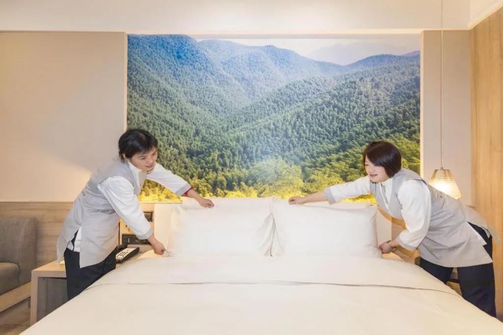 Bed in Atour Hotel Huzhou Changxing Changhai Road
