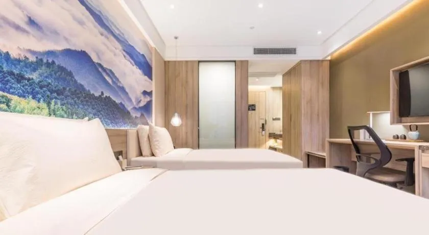 Bed in Atour Hotel Huzhou Changxing Changhai Road