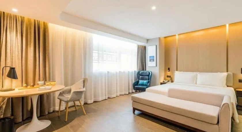 Bed in Atour Hotel Huzhou Changxing Changhai Road