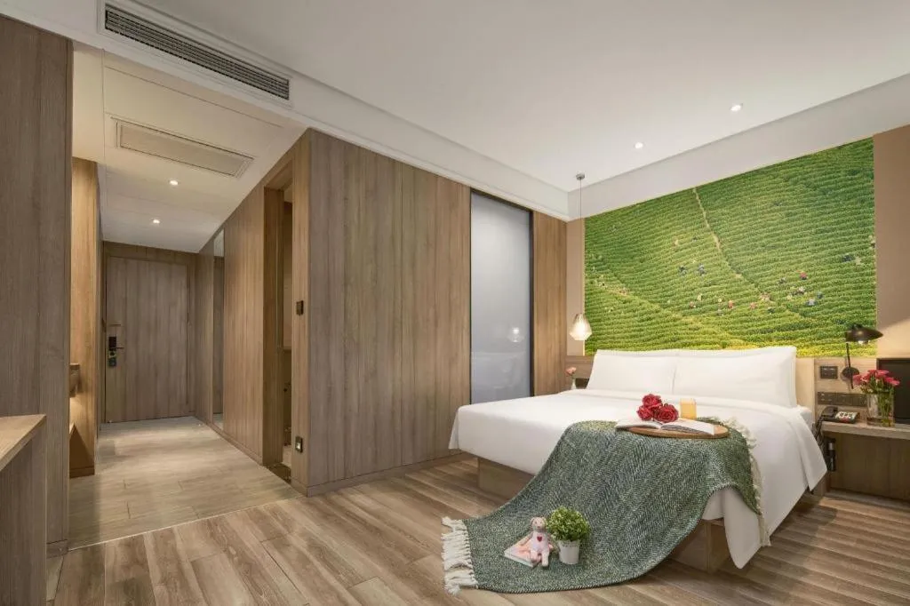 Bed in Atour Hotel Huzhou Changxing Changhai Road