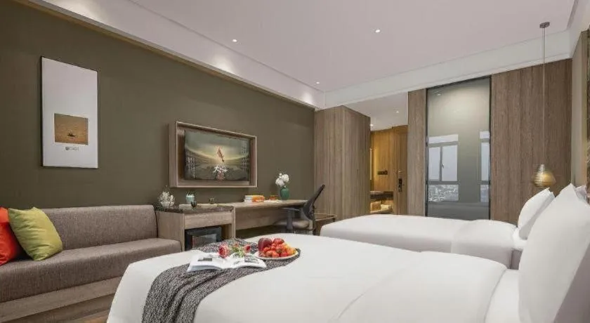 Bed in Atour Hotel Huzhou Changxing Changhai Road