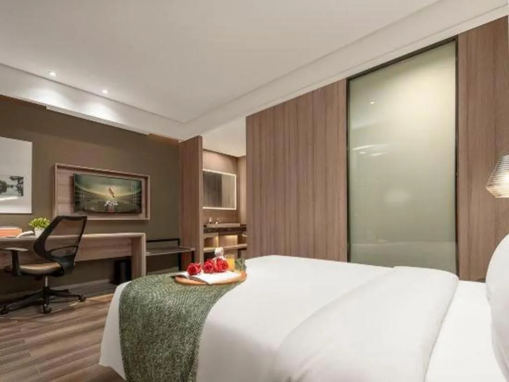 Bed in Atour Hotel Huzhou Changxing Changhai Road