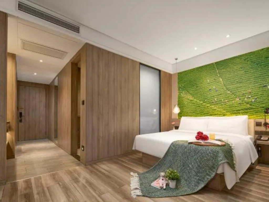 Bed in Atour Hotel Huzhou Changxing Changhai Road