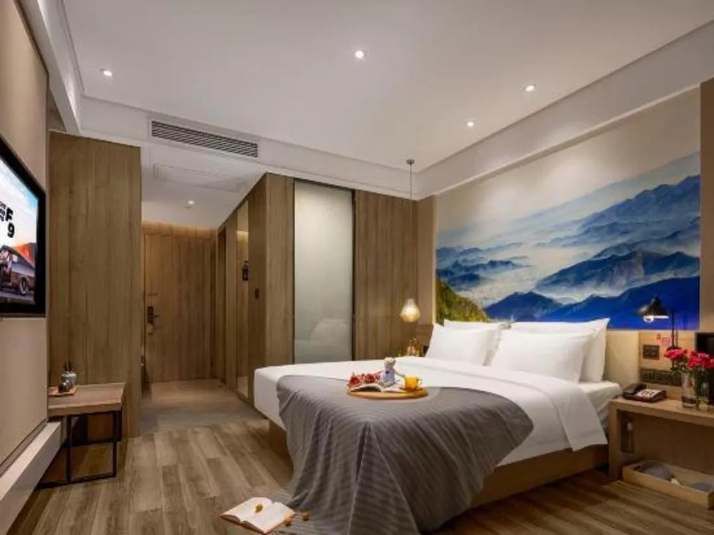 Bed in Atour Hotel Huzhou Changxing Changhai Road