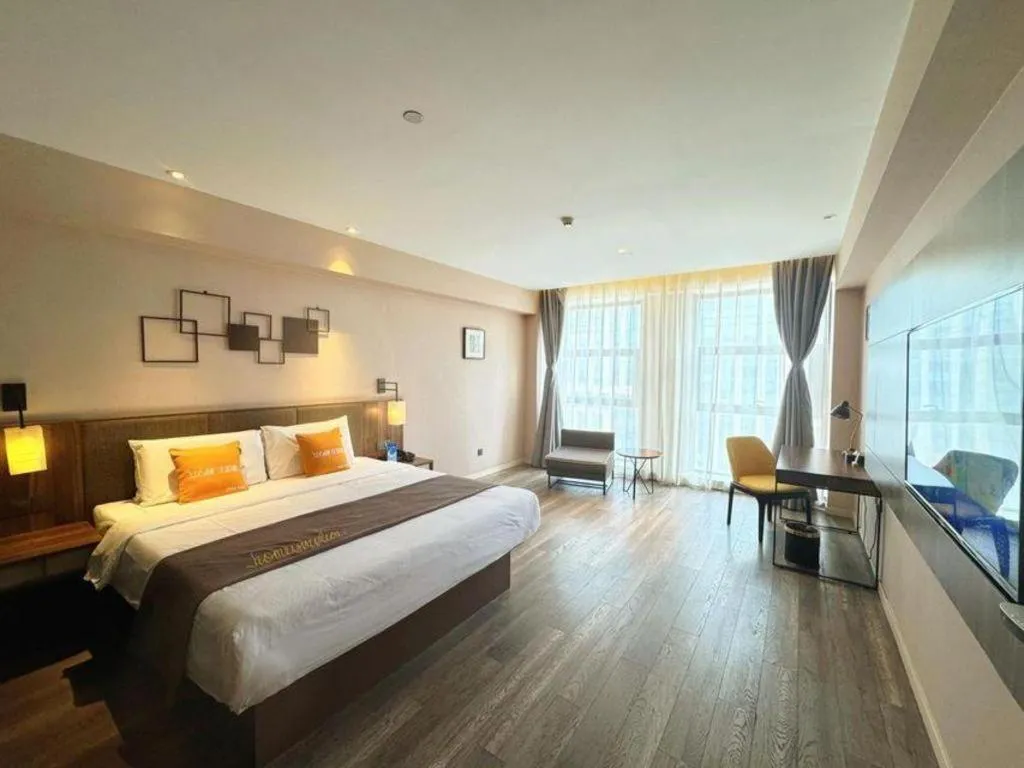 Bed in Campanile Hotel Dongying Financial Port