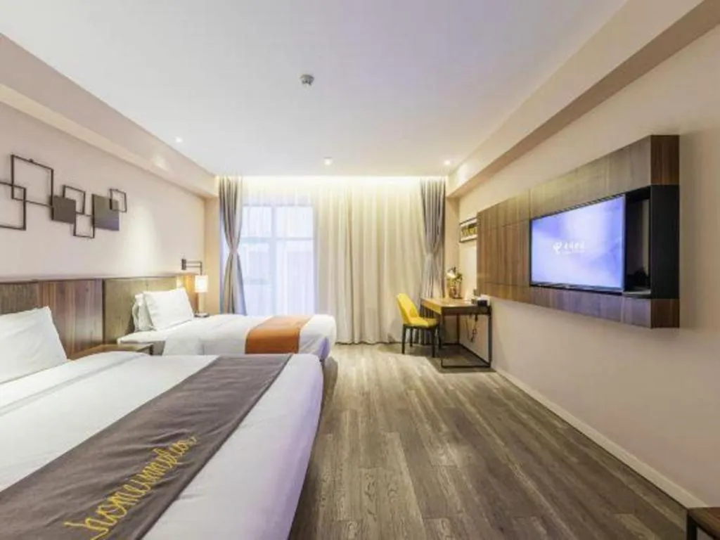 Bed in Campanile Hotel Dongying Financial Port