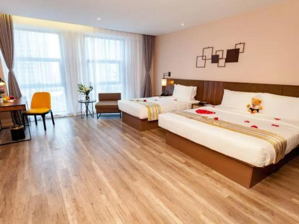 Bed in Campanile Hotel Dongying Financial Port