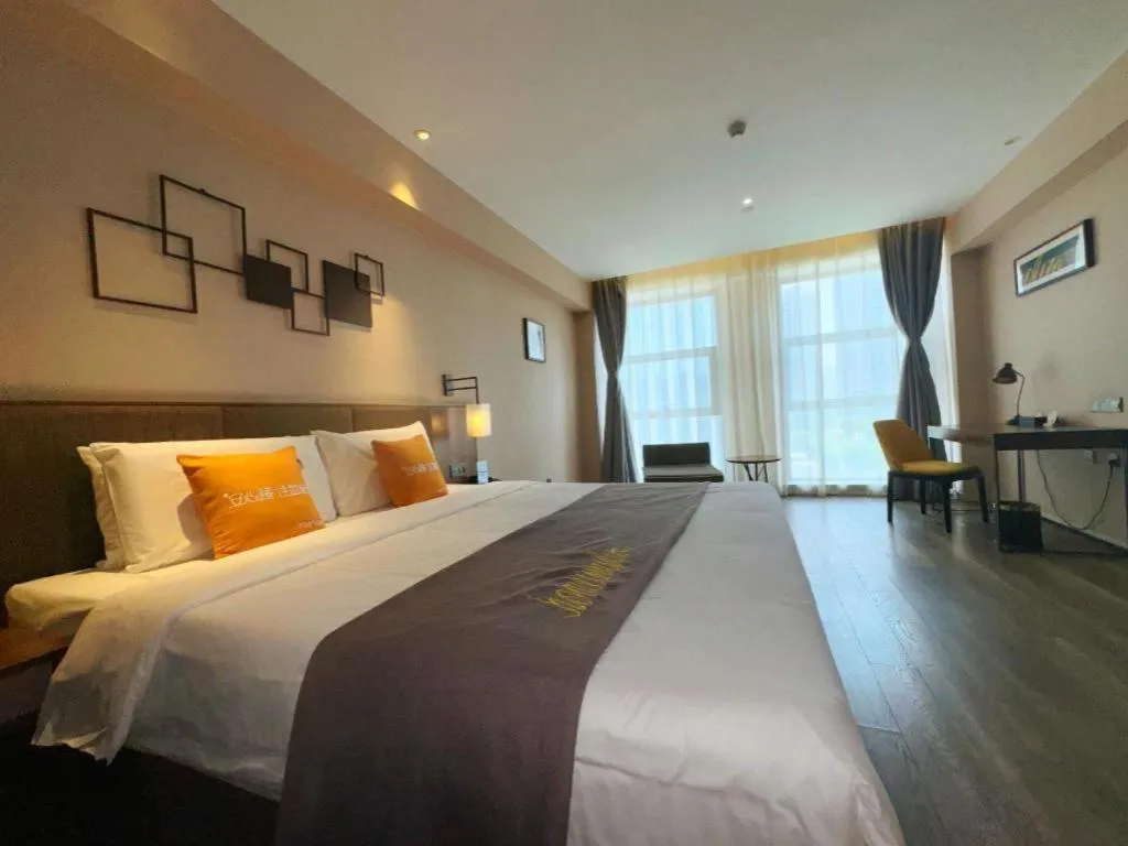 Bed in Campanile Hotel Dongying Financial Port