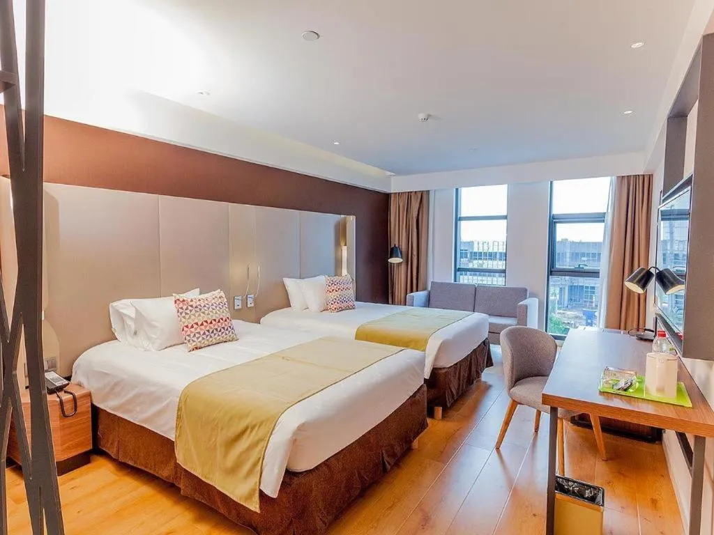Bed in Campanile Hotel Dongying Financial Port