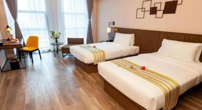 Bed in Campanile Hotel Dongying Financial Port