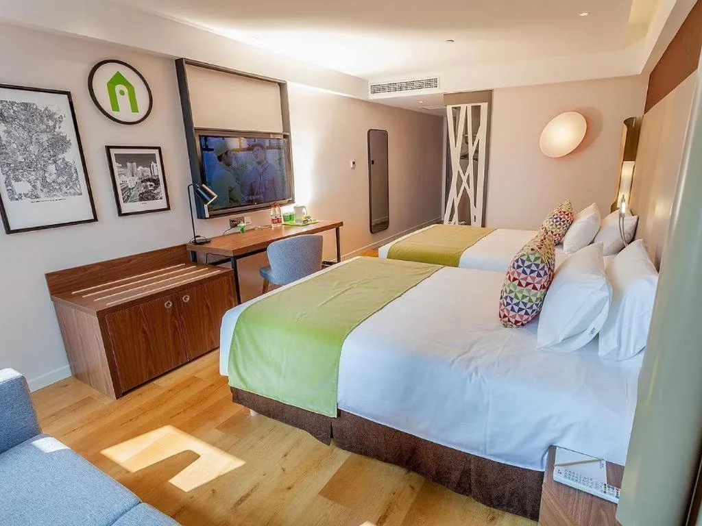 Bed in Campanile Hotel Dongying Financial Port