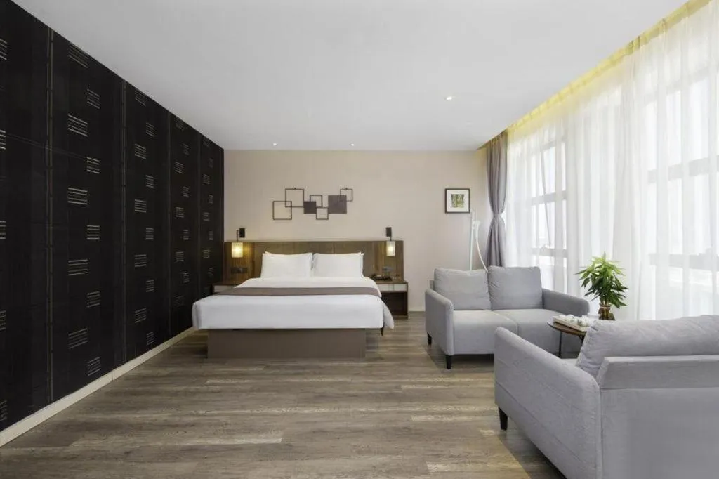 Bed in Campanile Hotel Dongying Financial Port