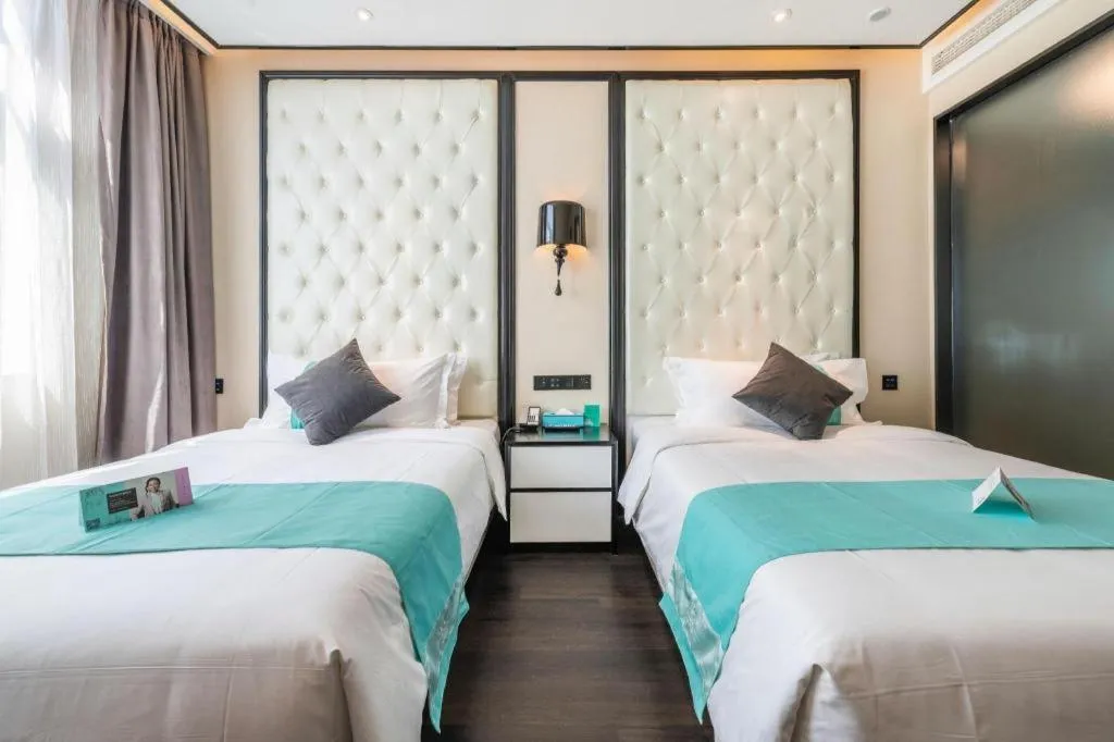 Bed in Xana Hotelle Nanchang Tengwang Pavilion Qingshan Road Metro Station