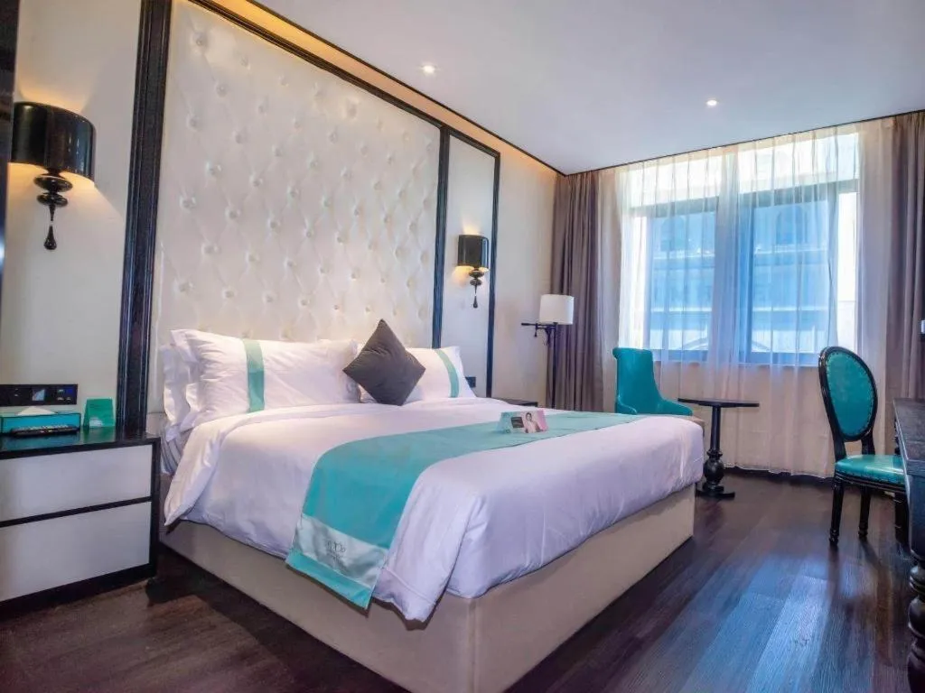 Bed in Xana Hotelle Nanchang Tengwang Pavilion Qingshan Road Metro Station