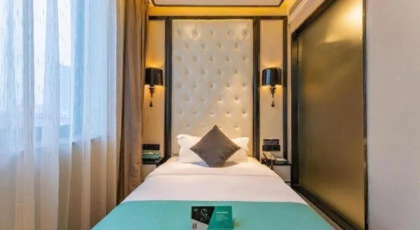 Bed in Xana Hotelle Nanchang Tengwang Pavilion Qingshan Road Metro Station