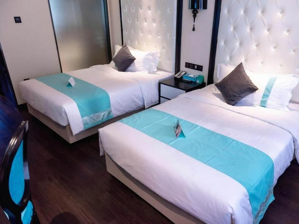 Bed in Xana Hotelle Nanchang Tengwang Pavilion Qingshan Road Metro Station