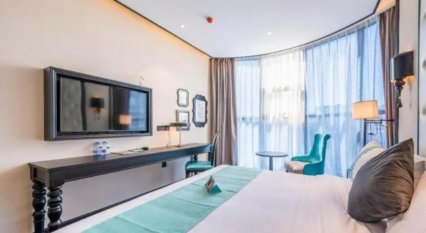 Bed in Xana Hotelle Nanchang Tengwang Pavilion Qingshan Road Metro Station