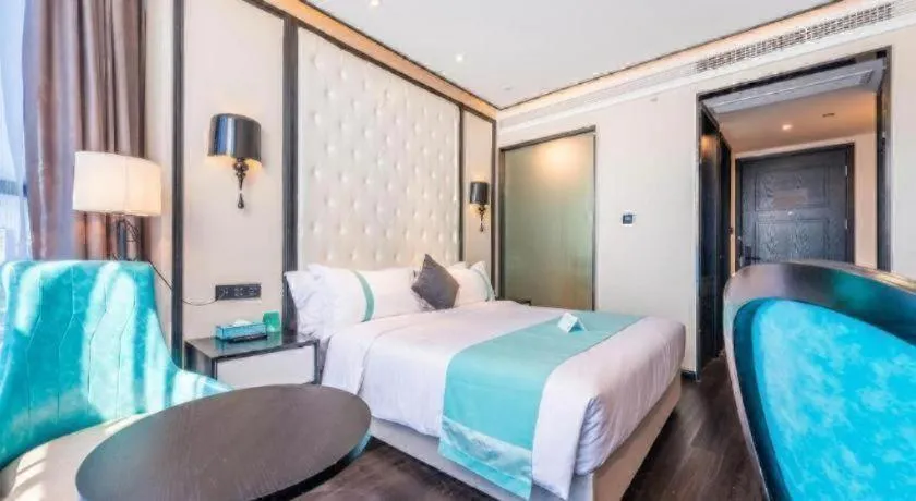 Bed in Xana Hotelle Nanchang Tengwang Pavilion Qingshan Road Metro Station