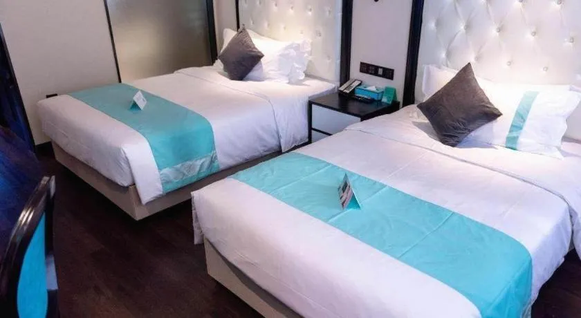 Bed in Xana Hotelle Nanchang Tengwang Pavilion Qingshan Road Metro Station