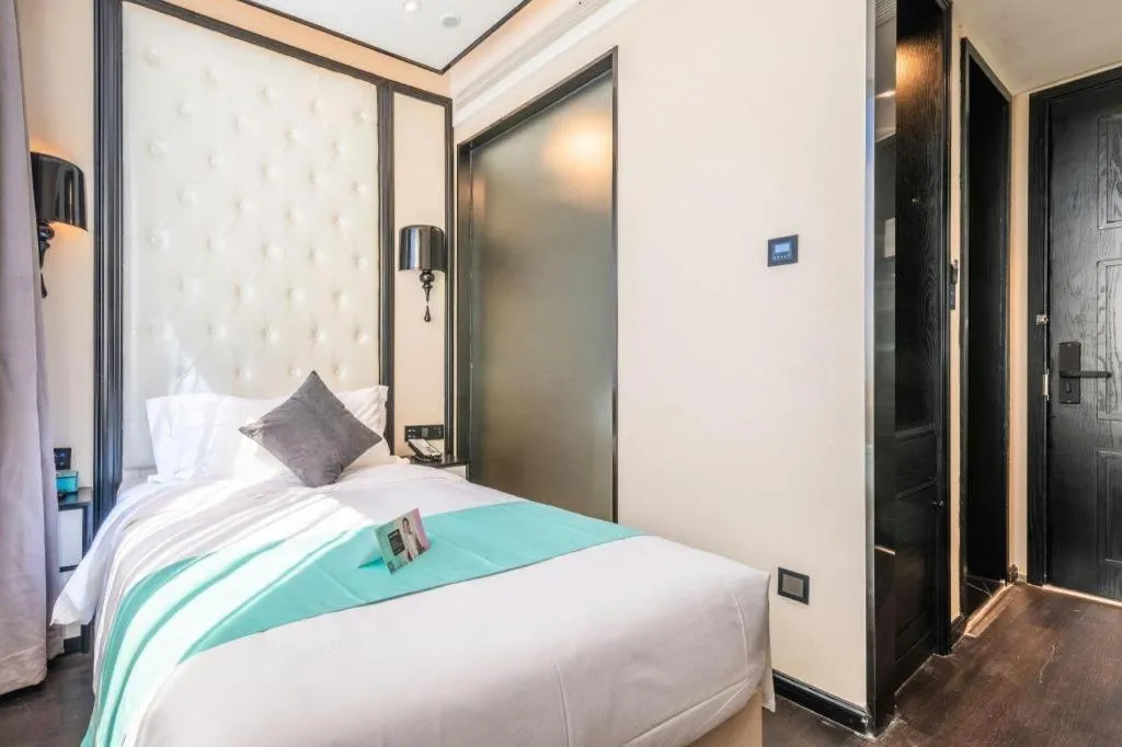 Bed in Xana Hotelle Nanchang Tengwang Pavilion Qingshan Road Metro Station