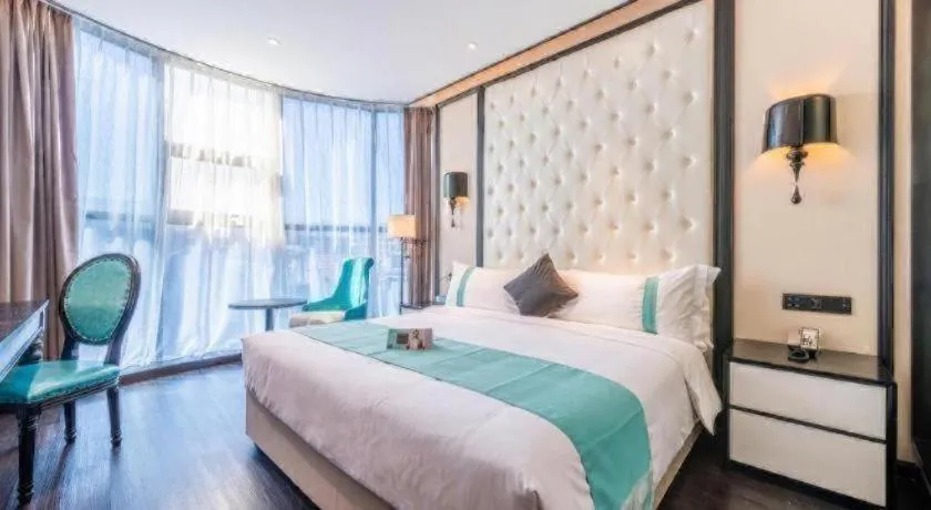 Bed in Xana Hotelle Nanchang Tengwang Pavilion Qingshan Road Metro Station