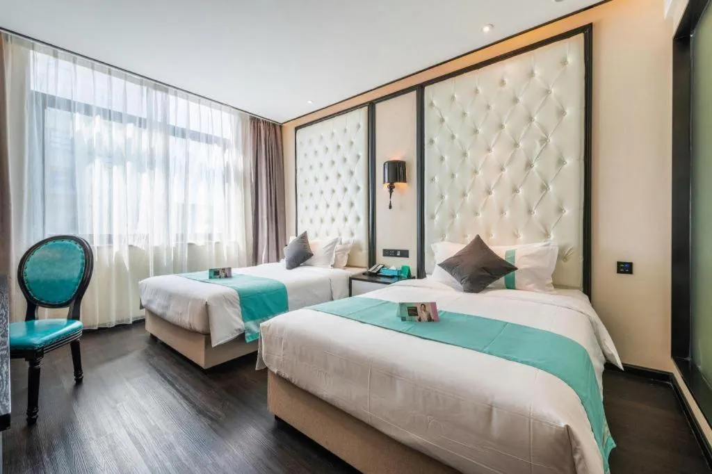 Bed in Xana Hotelle Nanchang Tengwang Pavilion Qingshan Road Metro Station