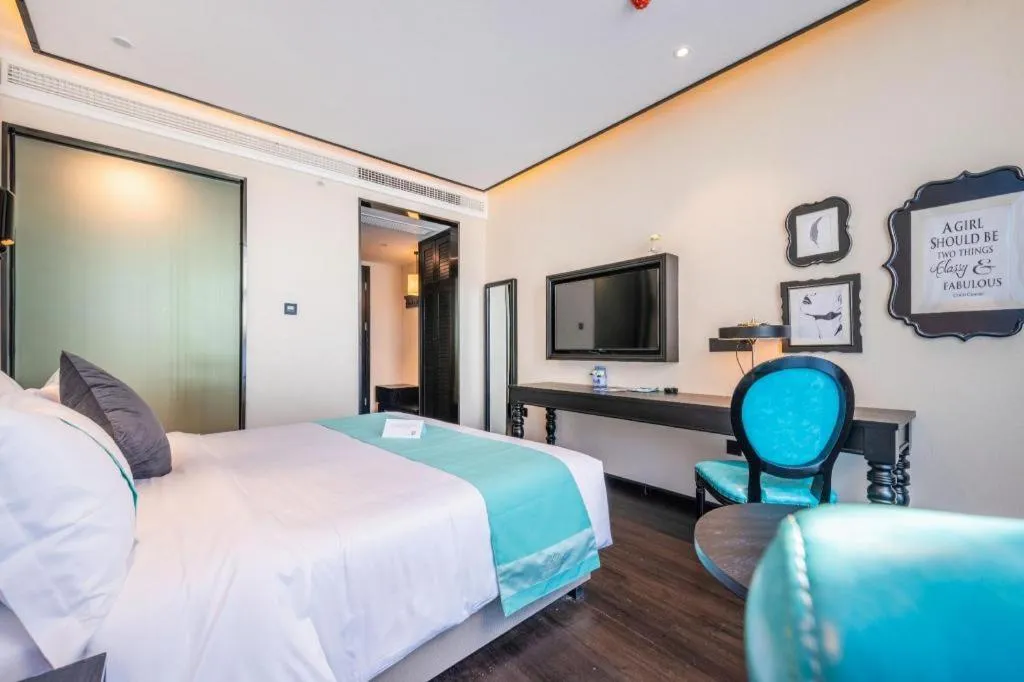 Bed in Xana Hotelle Nanchang Tengwang Pavilion Qingshan Road Metro Station