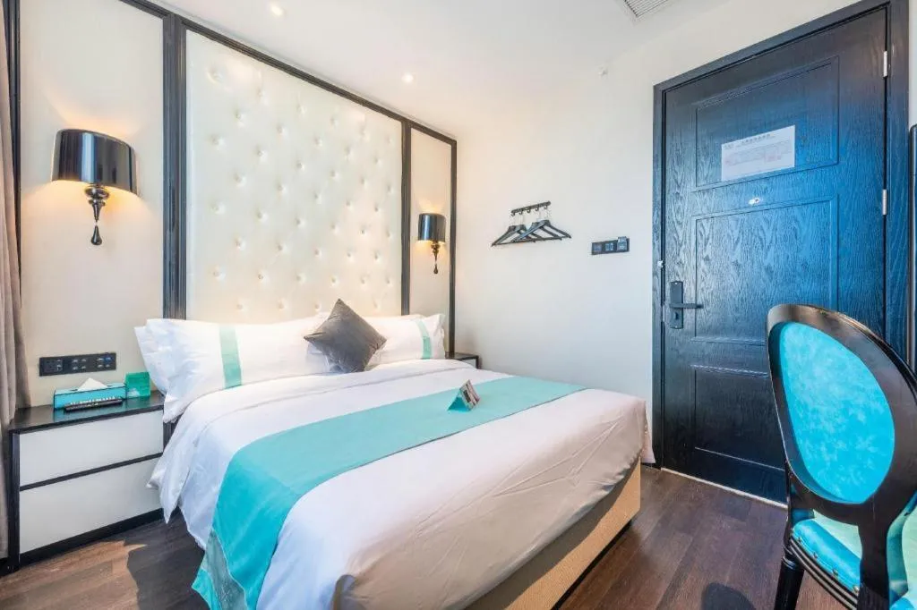 Bed in Xana Hotelle Nanchang Tengwang Pavilion Qingshan Road Metro Station