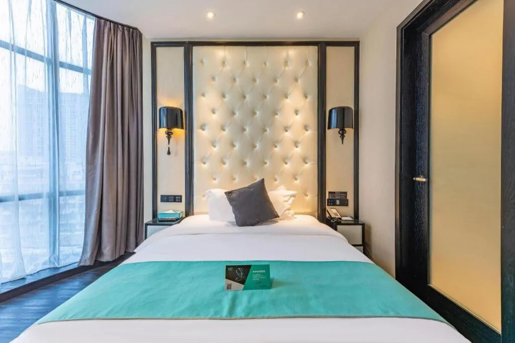 Bed in Xana Hotelle Nanchang Tengwang Pavilion Qingshan Road Metro Station