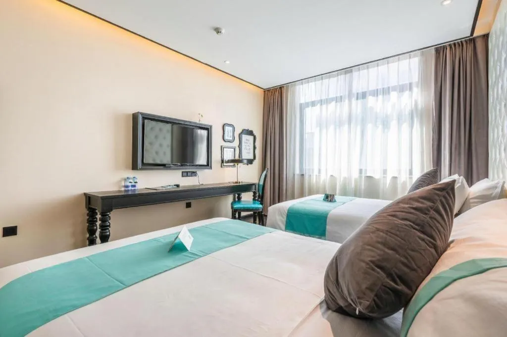 Bed in Xana Hotelle Nanchang Tengwang Pavilion Qingshan Road Metro Station