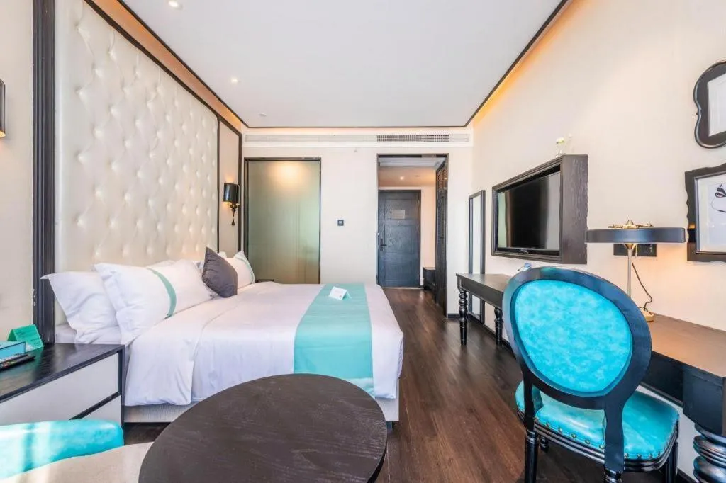 Bed in Xana Hotelle Nanchang Tengwang Pavilion Qingshan Road Metro Station